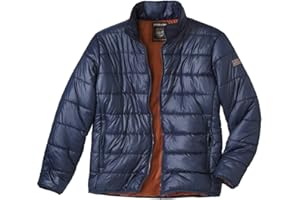 ATLAS FOR MEN - Chaqueta Hombre Invierno - Plumón Acolchada - Impermeable Calidez Estilo - Capucha Forrada - Disponibles en Tallas Grandes de la M hasta 5XL