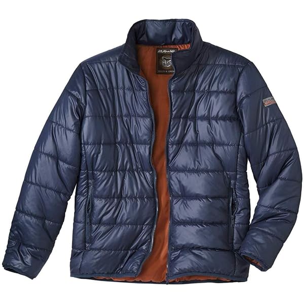 ATLAS FOR MEN - Donsjack met ritssluiting – waterafstotend, warm en licht – verkrijgbaar in grote maten van M tot 5XL, Eend groen, M