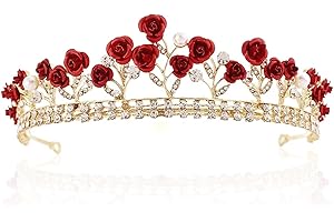 GTYARYUA Couronne Reine, Diadème Avec Strass pour Femme, Couronne de Strass, Diademe Mariage, Vintage Tiara Couronne, Tiara Cristal, pour Bal de Fin D'année, Concours de Beauté, Mariage