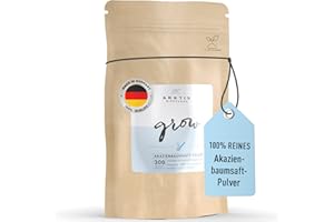 ‎ARKTIS BIOPHARMA Arktis BioPharma Acacia Fibre Refill Bag in Pharmacy Quality Grow 300 g - With Compostable Packaging - High Dose Fibre Powder - To Support Intestinal Bacteria and Intestinal Flora