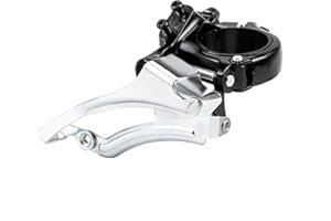 MIMOKE Deragliatore anteriore per bicicletta 7/8/9/velocità 21/24/27S MTB mountain bike Trasmissioni per tubo di diametro 31,8/34,9 mm