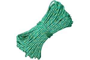 ‎BK SHOP BK Shop Polypropylenseil 6 mm x 30 m - Geflochtene Schnur PP Grün - Wasserdichtes Seil mit Kern - UV-beständiges Zugseil - Polypropylen-Kordel für Bauwesen, Verkehr, Segeln und andere Wassersportarten