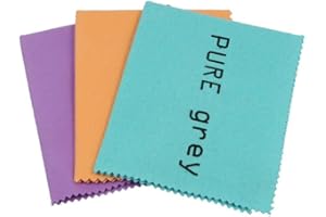 PUREGREY 3 panni per la pulizia dell'argento Silbo Pure Grey