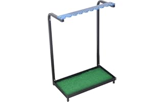 Acesunny Golfschläger Ständer Golfschläger Sets Golf Putter Ständer Rack für 9 Clubs Golfschläger Halter Set Metall Aufbewahrung Ständer Putter Regalständer