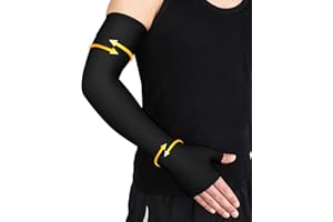 beister Manchon de Compression Médicale pour Le Bras, 20-30mmhg Soutien Complet du Bras, Les Poignets & Les Mains Avec Bande En Silicone, Compression Graduée pour Gonflement, Lipœdème, Arthrite (Un)