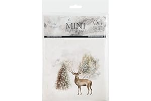 ITD Collection Papier de riz, Papel, Winter Animals, 14,8 x 14,8 cm