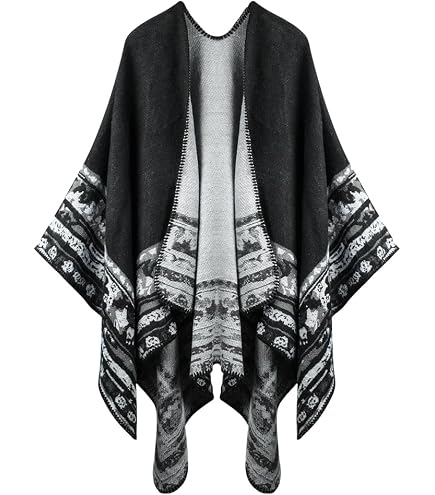 Poncho Multifonction Femme - Imprimé Fleur - Protection Solaire Printemps/été
