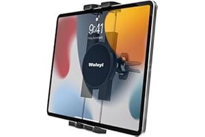 Soporte Tablet Coche Ventilación, woleyi Tablet & Móvil Coche Rejilla del Aire, Soporte Teléfono Coche Salida de Aire, para iPad Pro Air Mini, Samsung Galaxy, iPhone 12 11 Pro MAX y 4–11 Pulgadas