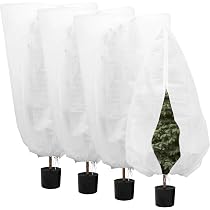 Housses Anti-gel Pour Plantes – Lot De 4, 80x120 Cm, Avec Fermeture éclair, Pour Protéger Tes Plantes En Hiver - 2