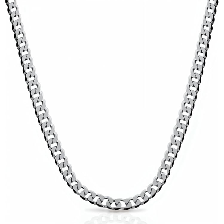 Geraffineerde Figaro Zilveren Ketting, 925 Sterling Geraffineerde Figaro Zilveren Ketting, 925 Sterling
