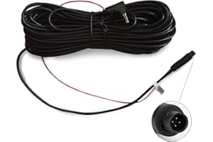 WOLFBOX Câble D'extension de Caméra de Secours de 10m/33ft pour Dashcam Retroviseur G840S/G840H/G850/G900/G930