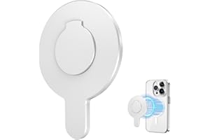 Astriva Magnetischer Ring-Halterung für DJI OM Osmo Handy-Gimbal, Kompatibel mit OM 7P/7/6/5/4/4 SE Gimbal Stabilizer, Handyhalterung Klemme Zubehör für Mag Safe DJI Osmo Tragbare Stabilisatoren