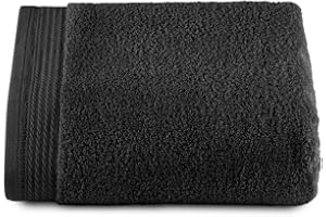 Top Towel - Premium - Grandes Serviettes de Bain - Serviettes de Bain - 1 Serviettes de Douche - 70x140 cm - 100% Coton - 600 Grammes - Noir