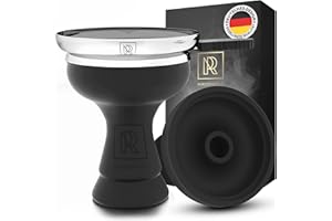 M. ROSENFELD Testa Del Narghilè In Silicone Con Braciere Narghile Completa Accessori Per Il Fumo Ciotola Per Narghilè Phunnel Shisha Narghile Testa Set Con Attacco Per Camino