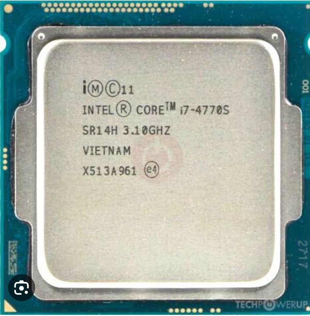 SURYAASYS Core i7-4770S Quad-Core Desktop Processor 3.1 GHZ 8 MB Cache- BX80646I74770S(Required h81 Motherboard) (1 Year suryaasys Warranty)