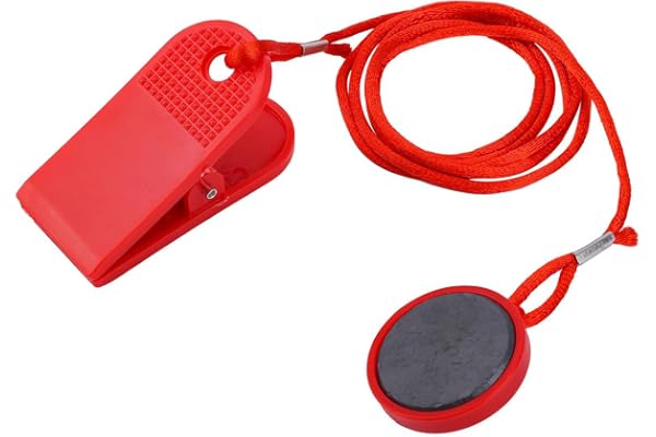 SinChic löpband säkerhetsnyckel, universal löpband magnet säkerhetslås magnetisk säkerhetsbrytare för löpband nödstopp tillbe
