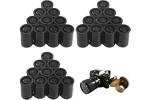 Mikiuly Filmdosen Plastikkaniste, Filmdosen Mit Deckel, Schwarzer Kleine Plastikkaniste mit Deckel Kunststoff für Wissenschaftliche Aktivitäten, Filmdosen, 30 Stück