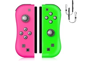 Holilo Manette pour Switch, L/R Manette Switch Sans Fil Compatible avec Switch/OLED/Lite avec Turbo/Gyroscope à 6 Axes/Double Vibration/Activation/Capture d'écran Fonction