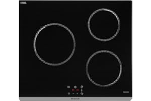 Brandt - BPI6360B - Plaque Induction - Table de Cuisson Encastrable - Noir - 3 Foyers - 5900W - Dimensions Encastrement : 56x49cm - Précision et Performances - Fabriqué en France
