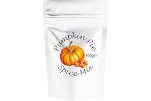 HENCH FUEL 100g Pumpkin Pie Spice Mix Pumpkin Spice Mix: Blend of Cinnamon, Nutmeg, Ginger & Cloves. Ideal for Coffee, Autumn baking, Pumpkin Latte, Cookies and Soups. Cooking with children.