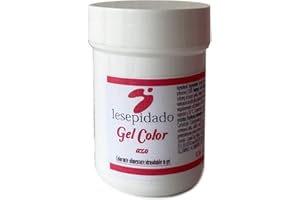LESEPIDADO SRL Gel Color Alimentare 30gr Rosa. Molto concentrato. Ideale per prodotti a base acqua, per colorare panna, crema al burro, glassa, pasta di zucchero, impasti