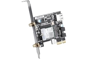 GIGABYTE TECHNOLOGY Gigabyte , GC-WBAX200, GC-WBAX200 Dual-Band WiFi 6 2x2 MIMO Wireless PCIe Adapter with Bluetooth 5