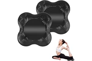 ORTVIAI 2 Pedazo Almohadilla Rodillera Yoga, Esterilla Yoga Antideslizante, Esterilla Fitness Pilates, Exercise Mat, Yoga Accesorios, Resistente Al Desgaste, ProteccióN de Rodillas, Codos y Tobillos