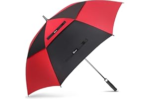 ‎NINEMAX NINEMAX Regenschirm Groß Sturmfest,Golf Stockschirm Automatik Auf,L/XL/XXL Regenschirm für Herren Damen,Doppelt üBerdachung BelüFtet