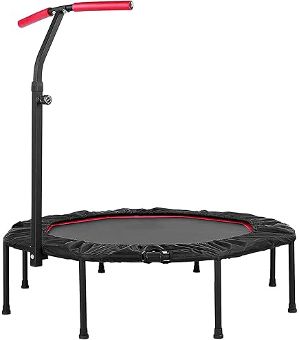 Trampolino Elastico Professionale Ø 122 Cm - 40 Molle, Pieghevole, Con Accessori Di Sicurezza - Foto 7