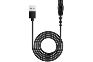VESTORYYER 5V Cable for Philips One Blade Charger,Shaver Charger,Compatible with QP2724,QP2734,S3241,S3145,MG5910,MG9520,S7885,S7887,S5884,X3053,X3001,X5004,X5012, Durable, Lightweight, and Portable