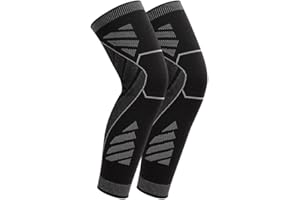 Deedlite Maintiens de compression d'Été pour Genoux et Jambes pour l'arthrite les douleurs articulaires, les lésions ligamentaires, les déchirures du ménisque (1, XL（47-54cm）)