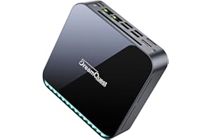 DreamQuest Mini PC avec Windows 11 Pro Intel 12ème N95 (jusqu'à 3,4 GHz) 16 Go de RAM DDR4 512 Go SSD M.2, PC de bureau mini prend en charge l'affichage 4K/WiFi/BT/HDMI/LAN pour la maison et le bureau