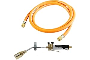 MIDLANDS TOOL SUPPLIES Sievert Pro 88 Propane Gas Roofing Torch Kit 180mm neck + 10m Hose plumbing heating felt bitumen roofing