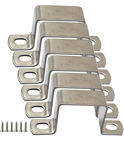 Morsetti Per Cavi In Acciaio Inossidabile 304, Robusti, Resistenti Alla Corrosione, Riutilizzabili, Tipo R, Morsetto Per Tubi, 8 Mm | Leroy Merlin - Foto 4