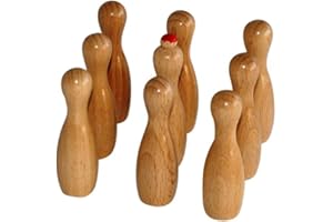 WEIBLE SPIELE weiblespiele 10550 - Ersatzkegel für Meraner Tischkegelspiel 10500, Höhe 60 mm