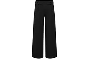 JDY Jdygeggo New Long Pant Jrs Noos - Culotte de Pierna Ancha Mujer