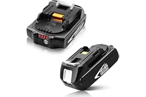 FUNBATT 【2 Piezas】 FUNMALL 18V 3,0Ah BL1830B para Batería Makita 18V BL1830 BL1860B BL1860 BL1850B BL1850 BL1840B BL1840 BL1820 BL1815 BL1825 BL1835 BL1845 con Herramientas Eléctricas de Batería LED