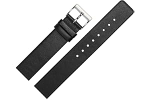 MARBURGER Uhrenarmband 22mm Leder Spezialanstoss Verschraubt - 76222