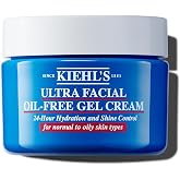 Kiehl's Ultra-Facial Oil-Free Gel Cream 27 ml | Gel Cream for Oily to Normal Skin, Shine Reducing Formula, Suitable for Oily