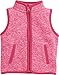 Schnizler Unisex Baby Strickfleece-Weste mit Kontrastnähten, Oeko-Tex Standard 100 Rosa (Pink 18), 74