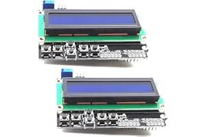 AptoFun 2pcs 16x2 LCD Keypad Shield Für Arduino UNO, MEGA R3, Mega2560 Duemilanove…