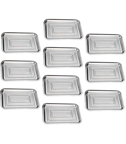 Vassoio Tondo Stile Regina Anna - Acciaio Lucido, Diametro 25 Cm, Altezza 1.5 Cm, By Varotto & Co. - Foto 9