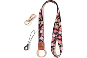 SENLLY Llavero Cordón de Cuello, Diseño de Patrones Originales Acollador Correa para el Llaves y Badge Id Tarjeta