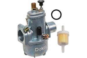 Dokili Tuning 15mm Vergaser für Zündapp Kreidler Hercules Sachs DKW Bing 15mm-1/15/46 2 Takt