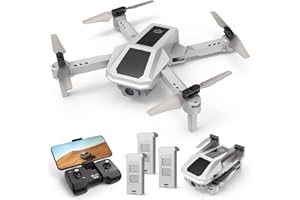 Holy Stone HS430 FPV Drone avec Caméra pour Enfants, Quadricoptère Nano RC Pliable avec Vidéo HD 1080p, Jouets Cadeaux avec Vol Circulaire Lancer pour Alle, 3 Piles 39 Minutes de temps de vol