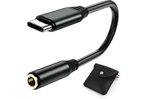 TUBHANGGAI Adattatore USB C Jack 3.5mm Adattatore Cuffie USBC per Samsung S25 S24 Ultra S23 S22 FE A56 A55 A35 A16 A54 A34 Adattatore USB C a 3,5 mm Jack Aux per iPhone 16 15 Google Pixel 9 Pro iPad 10 Air 2024