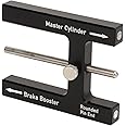 Brake Booster Push Rod Adjustment Tool, Aluminium Alloy Brake Booster Master Cylinder Push Rod for Most Brake Booster with Adjustable Pin