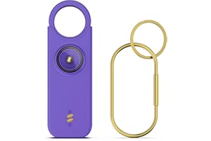 OQIMAX Personal Alarms for Women, 135dB Loud Panic Alarm with Dual-Activation Mode, Rechargeable Safety Alarm with 2 LED Light Modes, Personal Safety Alarm for Women, Elderly, Kids, Walker (Purple)