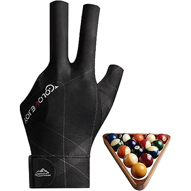 Poolhandschoenen linker snooker handschoenen linker hand biljart pool 3 vingers biljart pool snooker staart biljarthandschoenen accessoires voor mannen en vrouwen volwassenen