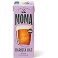 MOMA Barista Edition Oat Drink - 1 x 1L - 100% Plant Based Vegan - Perfect for Frothy Coffee - Made with the whole of the oat for fibre and delicious flavour - No Added Sugar - Vit D, B2 and B12